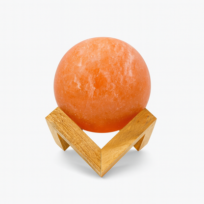 Himalaya bal met houten standaard