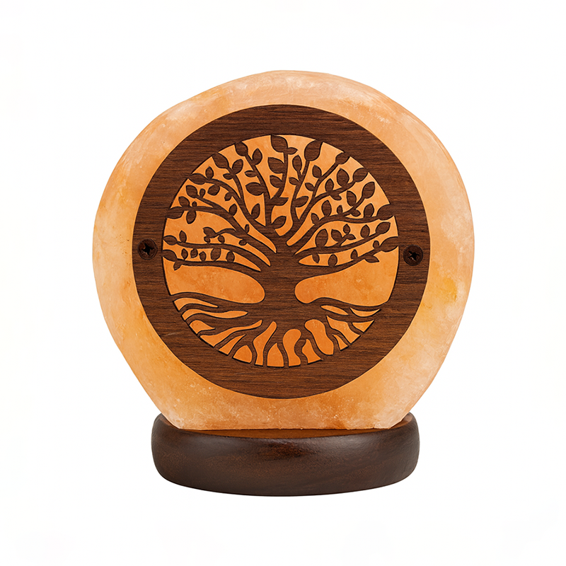 Himalaya Zoutlamp Levensboom USB