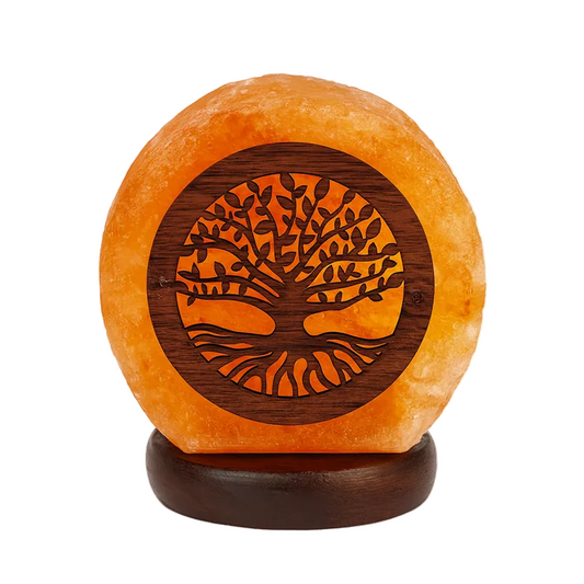 Himalaya Zoutlamp Levensboom USB