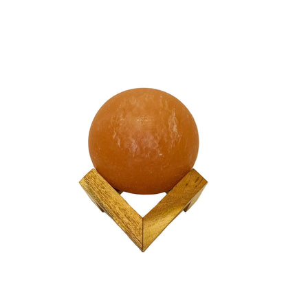 Himalaya bal met houten standaard