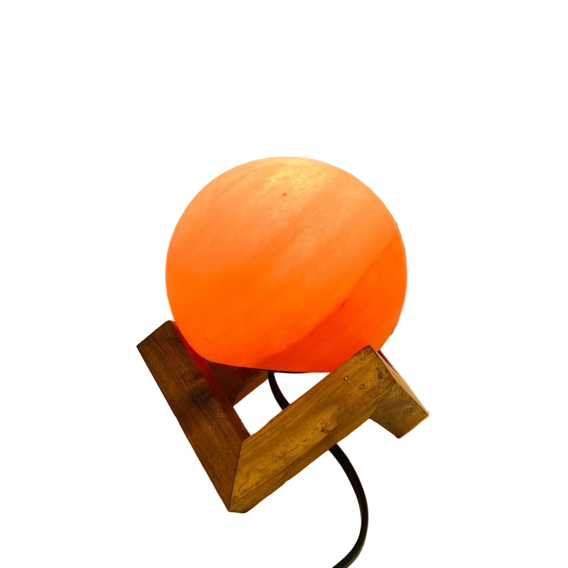 Himalaya bal met houten standaard